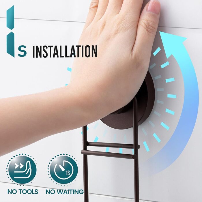 TAILI Shower Soap Dish with Drain and Hook, MAX Holds 5 KG, Stainless Steel Soap Dishes No Drilling, Bathroom Soap Holder Wall Mount, Double Soap Holder with Suction Cup, Sponge Holder, Brown
