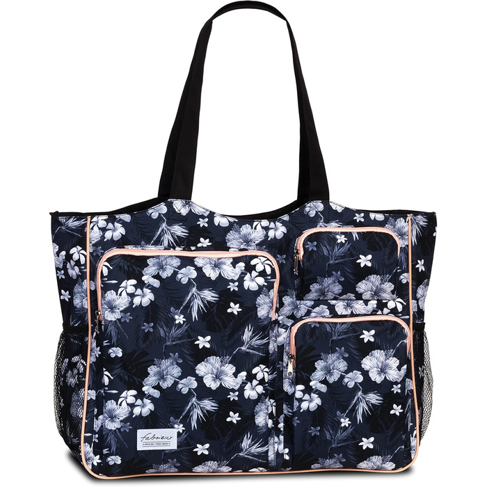 Fabrizio Large XXL Travel Bag with Many Pockets - Vacation Bag, Leisure Bag, Summer Bag with Zipper