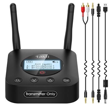 Bluetooth 5.3 трансмітер для ТБ 1Mii B06TX+ з дисплеєм та підтримкою Dual Link