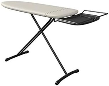 Laurastar Universal Ironing Cover - Beige Cotton Cover for Ironing Boards - 131cm x 55cm - Clip-On Design, Machine Washable