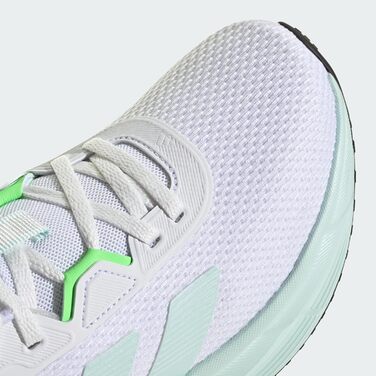 Жіночі кросівки Adidas Galaxy 7, Cloud White/Mint Lime Burst, 44 EU