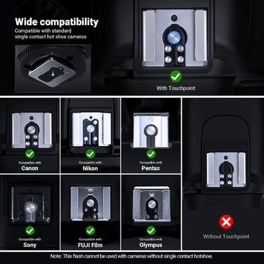 Спалахувачка NEEWER Z150 для Canon, Nikon, Panasonic, Olympus, Pentax та інших DSLR/цифрових камер