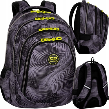 Шкільний рюкзак для підлітків Coolpack Drafter Hurricane, чорний (4-8 класи)