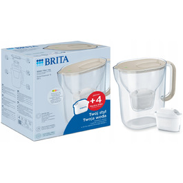 Фільтр-кувшин Brita Style Essential XL 3,5 л, бежевий