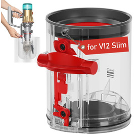 Контейнер для пилу Dyson V12 Detect Slim/ V10 Digital Slim, замінна частина, аксесуар, арт. 965272-01