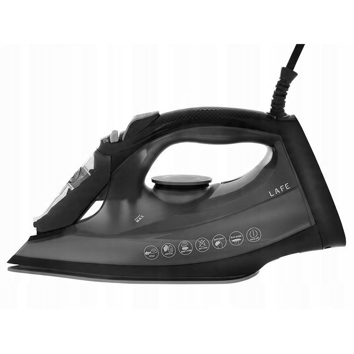 Парова праска LAFE GlidePro 2600W, 80 г/хв, 600 мл, система крапельного захисту