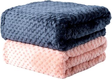 М'яка двостороння ковдра для собак та котів SLSON, 70x100 см (світло-жовтий та чорно-сірий)