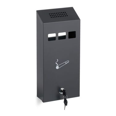 Relaxdays Handheld Cup Holder in Anthracite