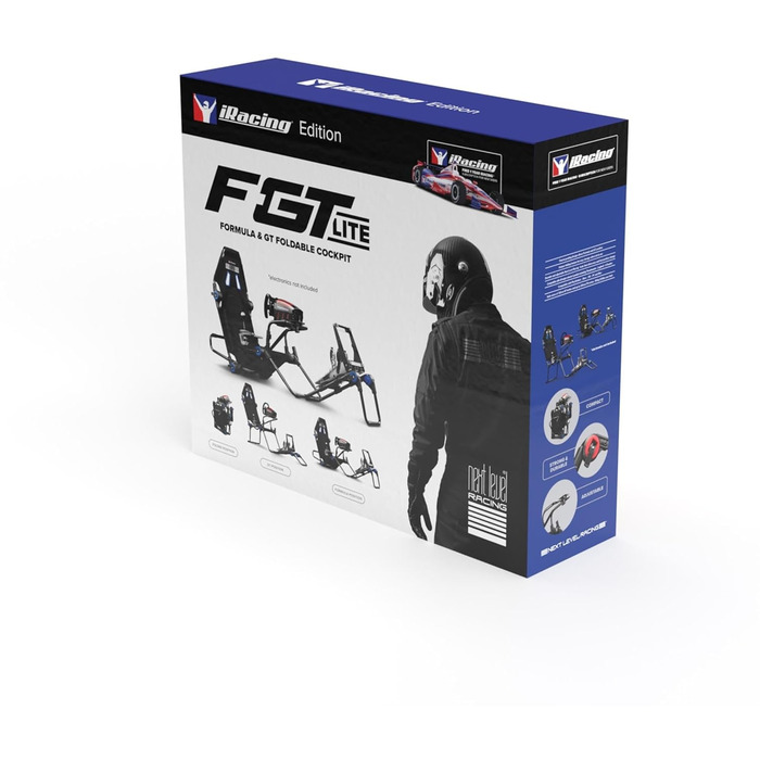 Симулятор гоночного кокпіту Next Level Racing F-GT Lite Foldable iRacing Edition