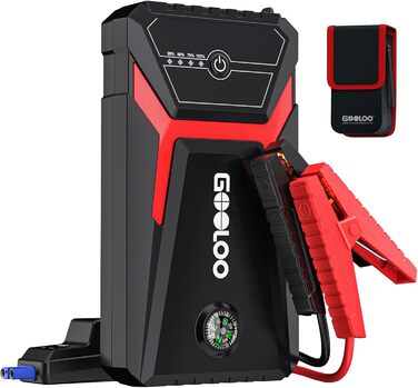 Powerbank з компресором GOOLOO A3 для автомобілів 12V (до 9.0L бензин/6.5L дизель), 1500A, 150PSI, LED-дисплей