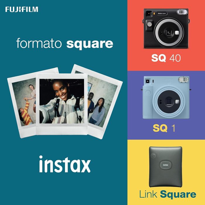 Друк фотографій зі смартфона Fujifilm Instax Square Link (Ash White)