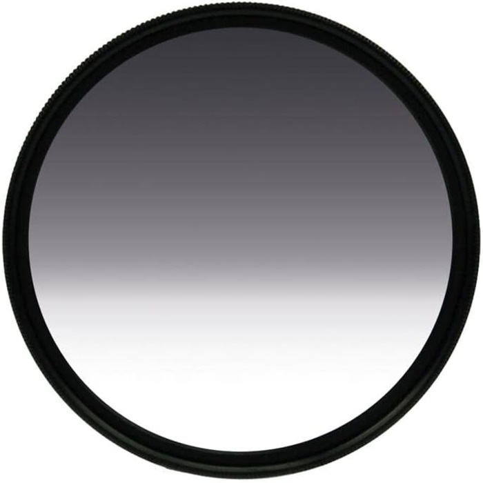 Фільтр Dörr Digiline Градієнт сірого, 2 ступені затемнення, ND 0.6X, з міцного Resin, безбарвний, з різьбою для передньої частини (58 мм)