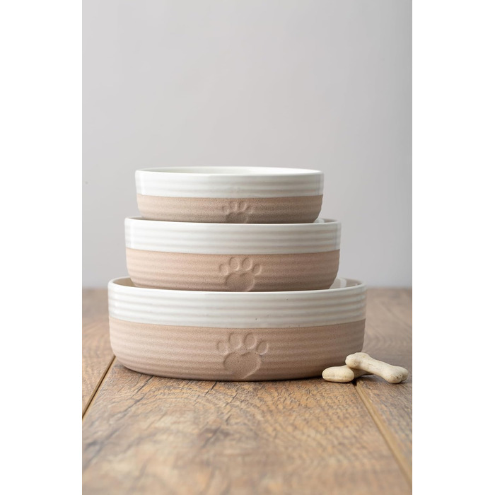 Миска для собак Mason Cash Reactive Paw, 18 см, 950 мл, для великих собак, кераміка, миється в посудомийній машині