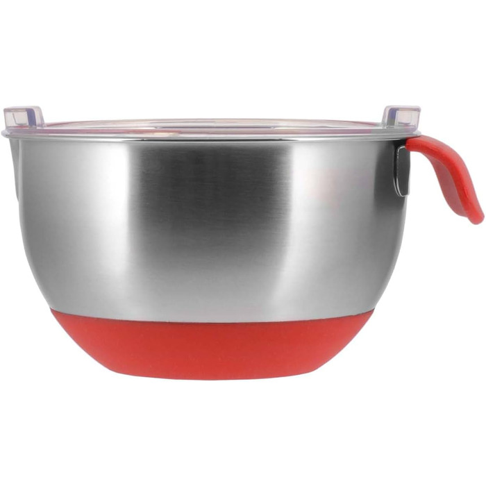 Набір мисок Gräwe: 1L, 2L, 4L, з нержавіючої сталі з кришкою, антиковзний низ