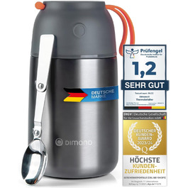 Ланч-бокс Dimono® з нержавіючої сталі, 700 мл - контейнер для їжі на виніс