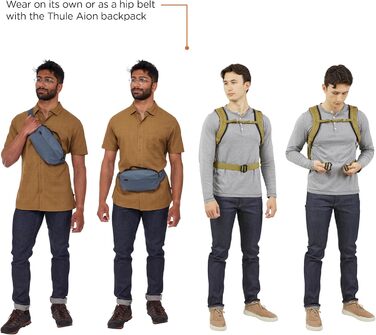 Thule Aion - дорожній та пляжний мішок (1 шт., Темний Сланцевий колір)