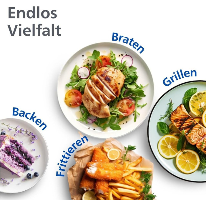 Philips Dual Basket Airfryer 3000 Series, 9L, 2 Drawers, Sync Function, Rapid Air Technology, Versatile Large Hot Air Fryer, 90% Less Fat and Energy Saving, HomeID App (NA350/00)