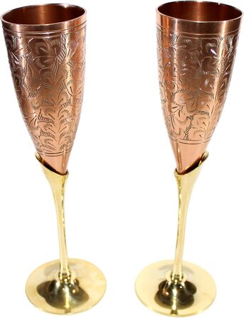 Набір келихів для коньяку та коктейлів StonKraft з мідним покриттям, 2 шт. (мідь, келих для коньяку, келих для коктейлів)