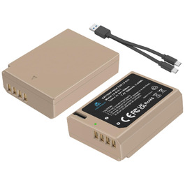 Комплект Homesuit: 3 акумулятори LP-E10 1600mAh та LCD-зарядний пристрій на 3 слоти для Canon EOS 1100D, 1200D, 1300D, 1500D, 2000D, 3000D, 4000D, Rebel T3, T5, T6, T7, T100, Kiss X50, X70, X80