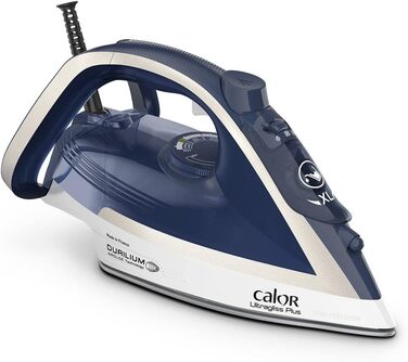 Праска Calor Ultragliss Plus FV6812C0: потужність 2800 Вт, 50 г/хв (пар), 260 г/хв (парний удар), 100% активна підошва, стійка до подряпин, вертикальне прасування