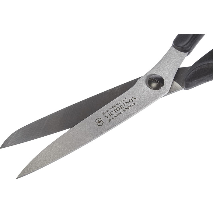 Професійні універсальні ножиці Victorinox, 23 см, надгострі леза, чорна ручка, нержавіюча сталь