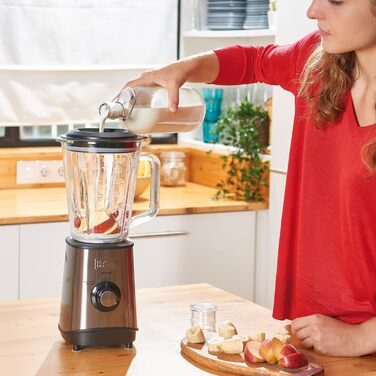 Блендер стаціонарний Black+Decker BXJB800E, 800 Вт, 1,5 л, нержавіюча сталь, сірий