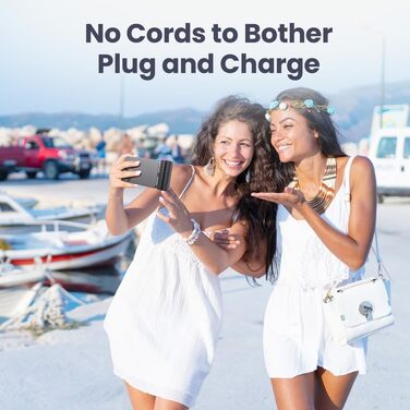 Портативний зарядний пристрій (Power Bank) 5200mAh з дисплеєм LCD для iPhone, Android. Швидка зарядка 20W PD 4.0A. Компактний, чорний
