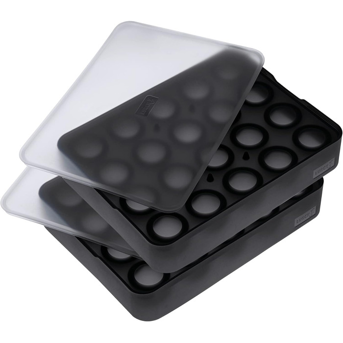 Large Ice Cube Mold, Silicone, Sphere 3cm, 2-Piece Set