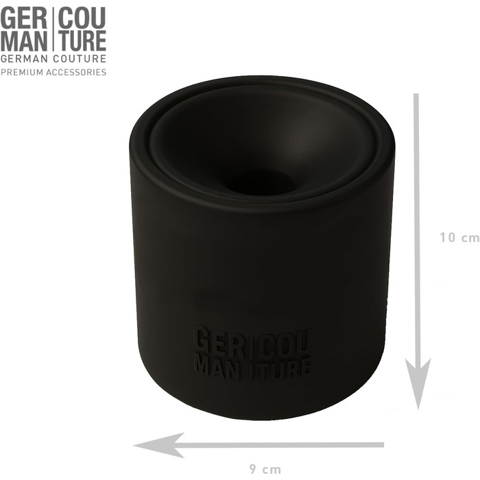 Попільничка для IQOS ILUMA PRIME, TEREA, Heets, Glo Hyper Pro Air, Ploom X evo - German Couture Keramik (Чорний, Багатобарвний)