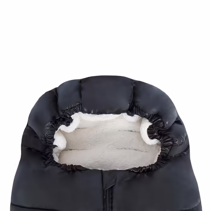 Minetom Universal Footmuff for Strollers - Winter Footmuff, Waterproof, Anti-Slip Design with Warm and Soft Fleece, Storage Bag | Footmuff for Jogging Strollers & Buggy, Black