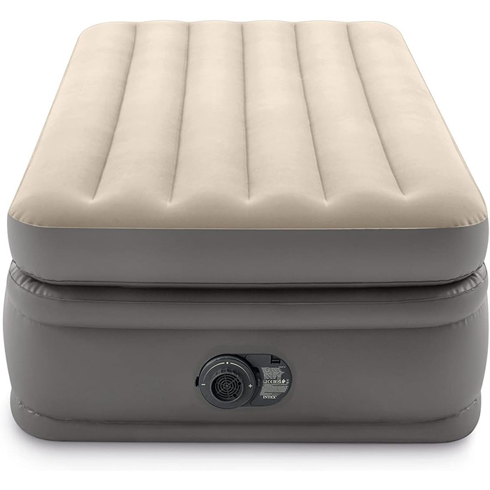 Надувний матрац Intex Twin Comfort Elevated з Fiber-TECH для гостей, 99х191х22 см