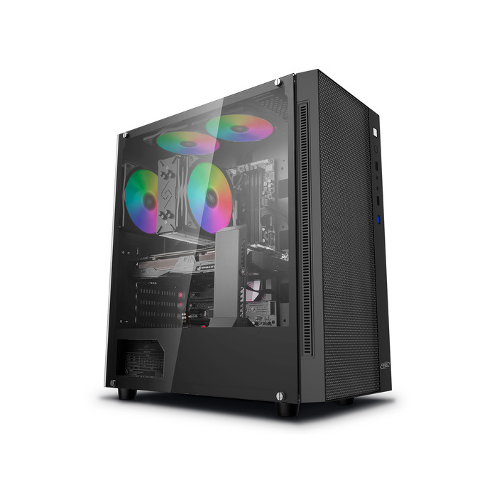 Корпус Deepcool MATREXX 55 MESH Midi Tower, чорний
