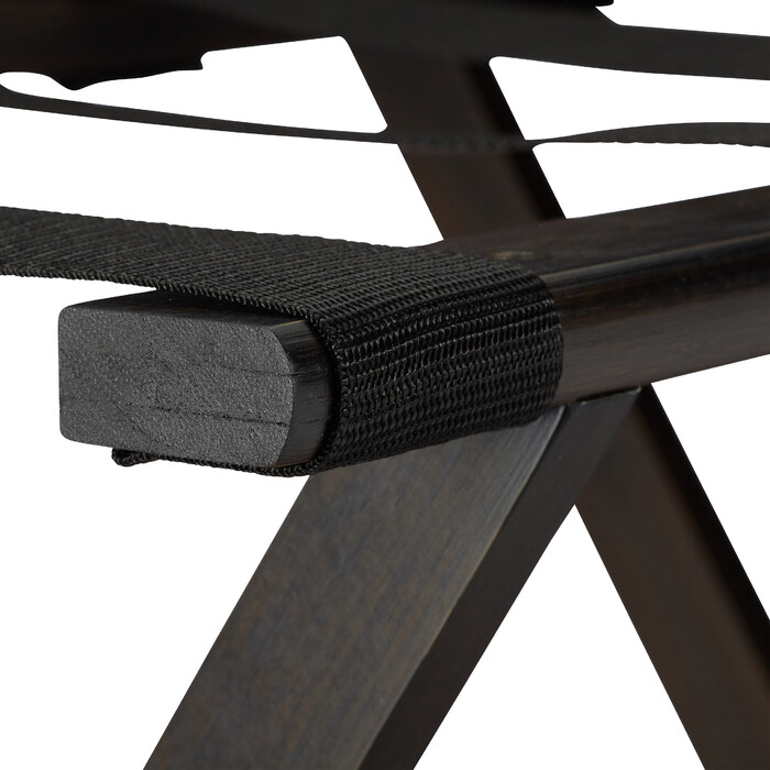 Relaxdays Folding Suit Stand in Dark Brown