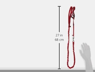 PetSafe Come with Me Kitty Harness and Bungee Leash, Harness for Cats, Size M, Red/Cranberry, Model: CWMK-M-RED