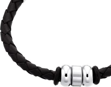 Браслет s.Oliver для хлопчиків та дітей, нержавіюча сталь та шкіра, подарункова коробка (CLASSIC)