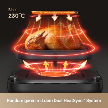 Фритюрниця аерофрі Mova AeroChef FD10 Pro, 6 літрів, з металевим корпусом