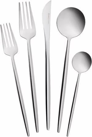 Karaca Jupiter 60-Piece Cutlery Set for 12 People, 18/10 Stainless Steel Cutlery Set, Dishwasher Safe, Perfect for Daily Use, Premium Quality