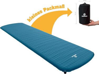 Outdoorer Isomatte Trek Bed 1 - самонадувна туристична килимок для кемпінгу, легка, компактна
