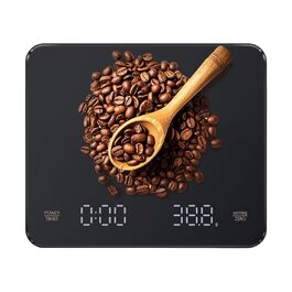 OBEST Mini Coffee Scale with Timer - 3kg/0.1g Digital Scale for Coffee Brewing, Portable Electronic Kitchen Scale with LED Display & Auto Timer