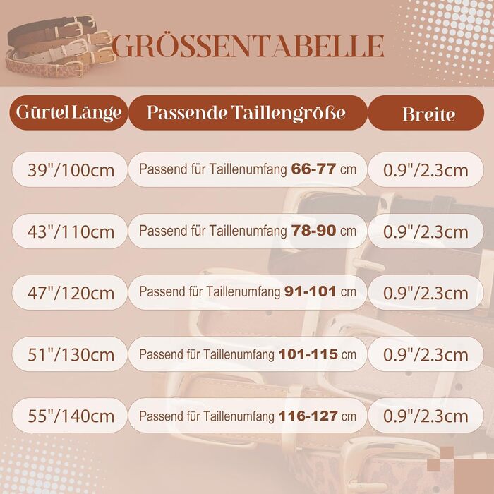 Жіночий шкіряний ремінь VONMELLI вінтажний замшевий, регульований для суконь, джинсів, костюмів з модною золотою пряжкою, колір хакі, розмір талії 66-77 см