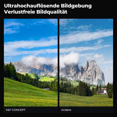 Поляризаційний фільтр K&F Concept 72mm CPL: глибокі кольори, захист від відблисків та подряпин (Nano-Xcel)