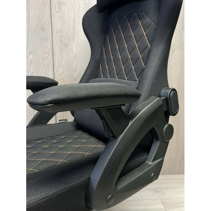 Ігрове крісло Prototype DESMO XL, тканина, чорне