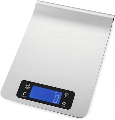 Електронні кухонні ваги 1г - 5кг з сенсорними кнопками, таймером та термометром
