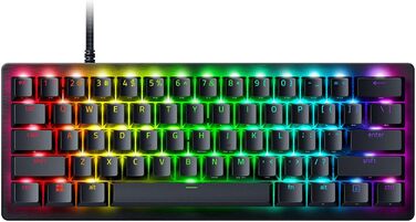 Razer Huntsman V3 Pro Mini - Механічна клавіатура для геймерів 60% з аналоговими оптичними перемикачами | US-Layout | Чорний