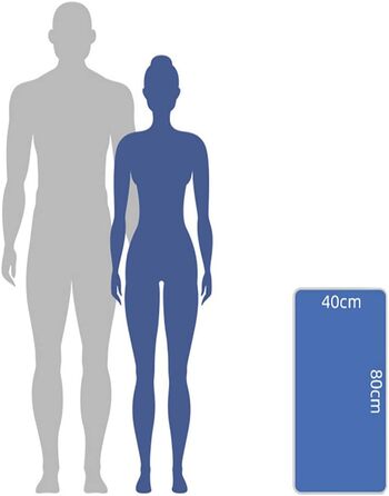 Рушники з мікрофібри для пляжу, сауни, фітнесу, йоги (2 шт. 180x80см + 80x40см)