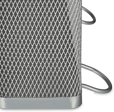 Стійка для парасоль під Relaxdays, 54 x 30,5 x 15 см, метал, сучасний дизайн, срібляста