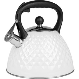 Чайник Karl Hausmann 3L з автоматичним свистком для індукційних, газових та електричних плит - нержавіюча сталь