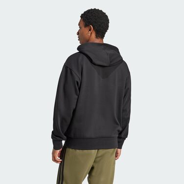Чоловіча худі adidas Performance Feelcozy чорного кольору з білим логотипом