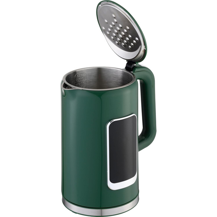 Електричний чайник 1.7л з LED-дисплеєм, 13 температурних режимів (смарагдово-зелений)