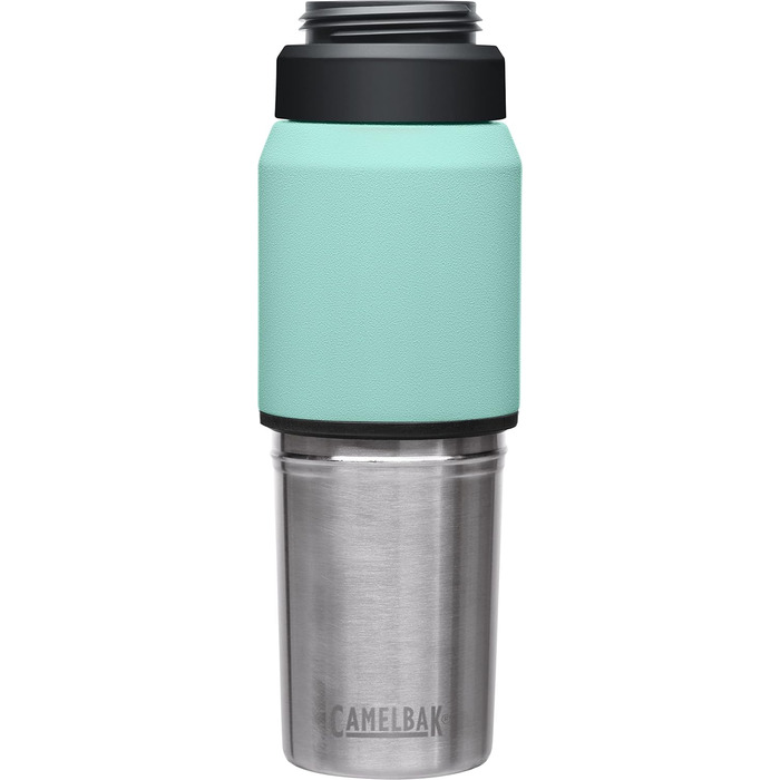 Camelbak Multibev Stainless Steel Vacuum Insulated Thermos Bottle (Coast/Lagoon, 503 ml)